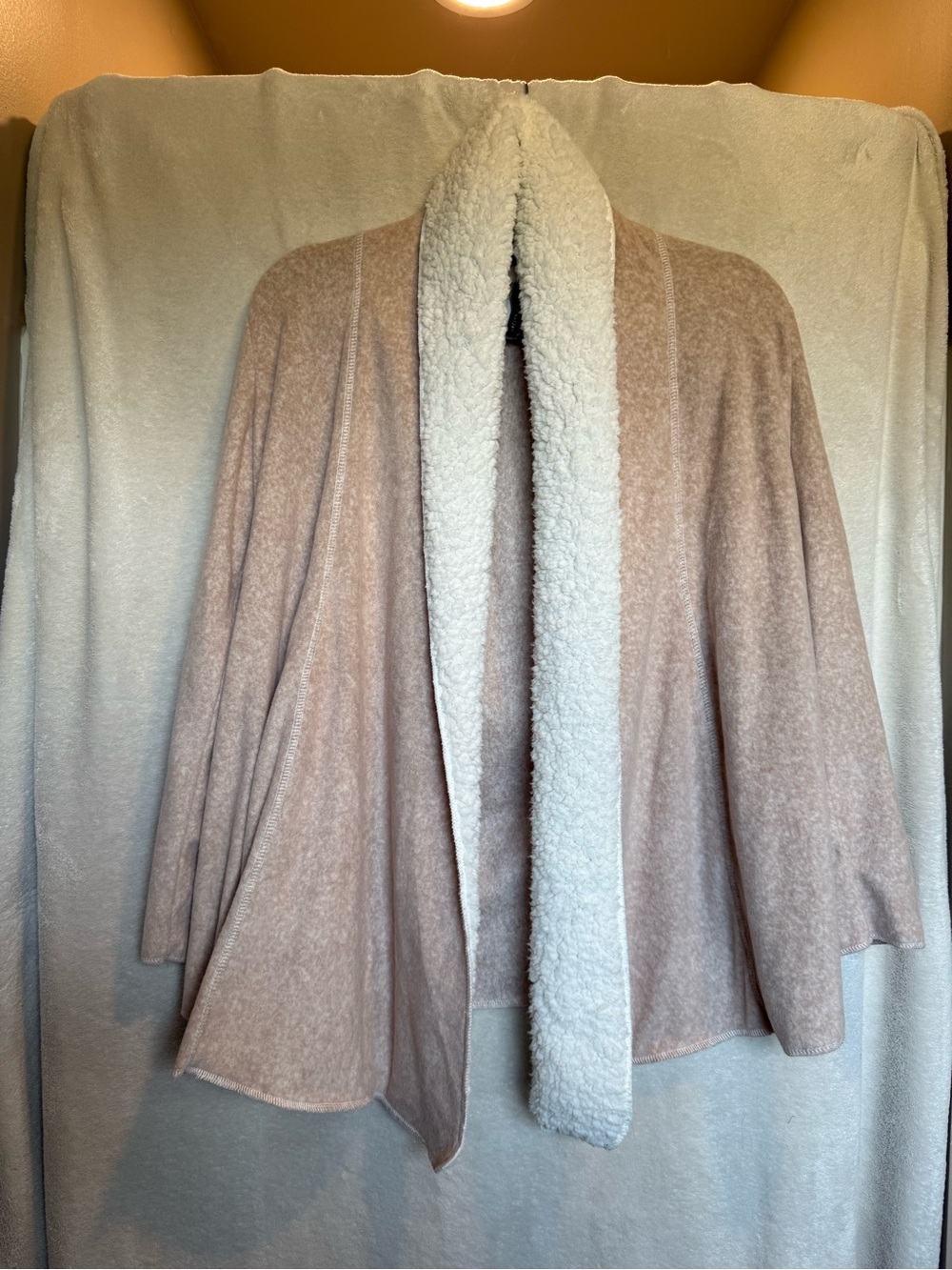 Jaclyn Intimates Shearling Lined Cozy Cardigan Loungwear